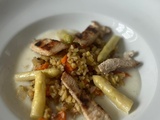 Risotto de sarrazin aux asperges