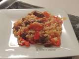 Riz aux poivrons et merguez au Cookéo