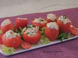 Tomates garnies thon et oeuf