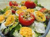 Tomates macédoine. Crudités