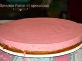 Bavarois fraise et speculoos