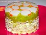 Bavarois surimi avocat