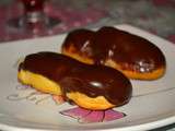 Eclairs au praliné et glaçage au chocolat noir thermomix