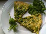 Au menu ce soir: Frittata aux courgettes