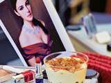 Tiramisu aux pommes confites façon crumble de Monica Bellucci