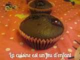 Muffins au chocolat et aux cerises confites