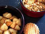 Crumble de poires au chocolat au lait