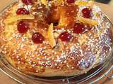 Gâteau des rois aux fruits confits et au Cognac