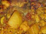 Aloo gobi, plat indien