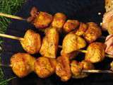 Brochettes de poulet aus saveurs du Maroc