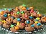 Cookies chocolat et m&m's