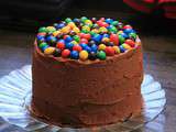 Layer cake aux m&m's