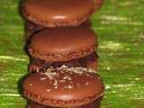 Macarons tout chocolat et chocolat noix de coco