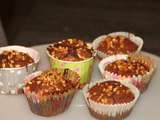 Muffin fondant au chocolat avec un coeur gourmand