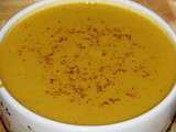 Soupe de potiron aux lentilles corail