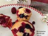 Financiers aux fruits rouges