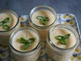 Gaspacho de tomates jaunes au lait de brebis et Pélardon des Cévennes