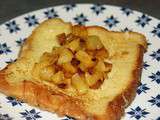 Pain perdu et ananas caramélisé