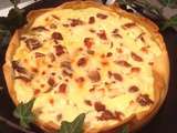 Quiche aux girolles et feta