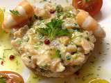 Tartare de saumon aux herbes