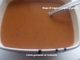 Bisque de rouget et carapace de gambas