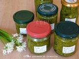 Sauce pesto ail des ours aux pignons de pin en conserve