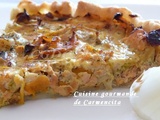 Tarte feuilletée au saumon