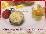 Champignons Farcis au Philadelphia, Légumes et Curcuma