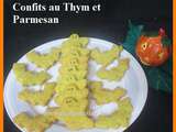 Halloween: Fantômes et Chauve Souris Confits au Thym et Parmesan