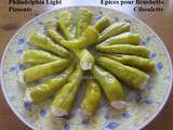 Ww: Piments Verts Farcis au Philadelphia Epicé