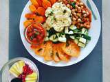 Assiette végétarienne façon couscous