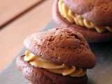 Whoopies au chocolat crème speculoos