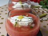 Gaspacho tomate, poivron et ananas