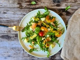 Salade de la mer (crevettes, saumon)