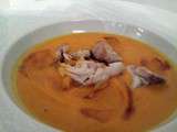 Soupe potimarron et curry