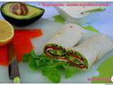 Petits wraps rapidos: Jambon/saumon & avocat