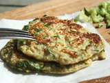 Galettes de courgettes aux flocons d’avoine