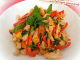 Poulet Sauté au basilic Thai Pad Kra Pao Gai ผัดกระเพราไก่