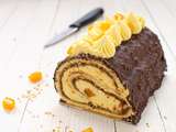 Buche passion et noisette sans gluten