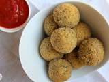 Polpettine di pane alle olive  - Boulettes de pain aux olives, une recette végétale extra pour vos antipasti