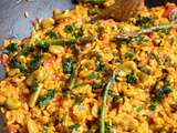 Riz façon paella aux légumes de printemps