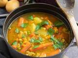 Tajine de légumes au curry, recette facile