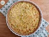 Tarte à l'oignon alsacienne et végétale, une merveille