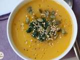 Velouté de courge au curcuma, recette végétale sans crème