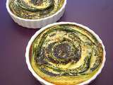 Petits Flans de Courgette, Pecorino / Espelette / Pavot