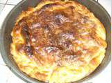 Lardons : Tarte tatin de courgette, oignon, lardons par Manon