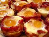 Nids de bacon pour oeufs mollets