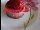 Mousse fraise et menthe chocolat