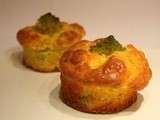 Muffins au choux romanesco, parmesan et bacon