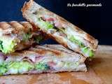 Croque monsieur courgette bacon comté